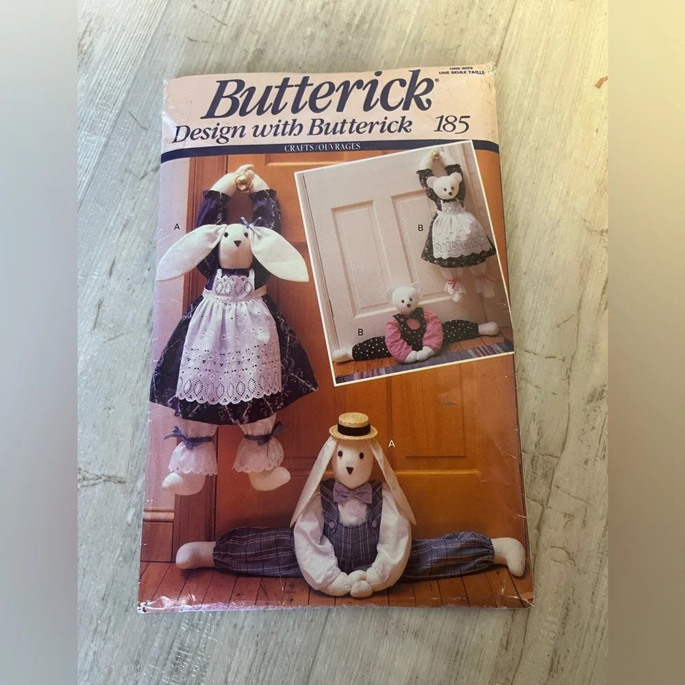 Butterick Pattern 130 Wendy Everett - 185-‎ McCalls 4955 Faye Wine Bunnies UNCUT